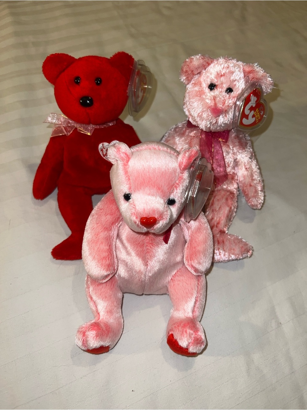 TY Beanie Babies Love Bear Set
